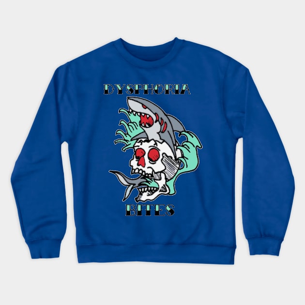 Dysphoria Bites Crewneck Sweatshirt by lantheman